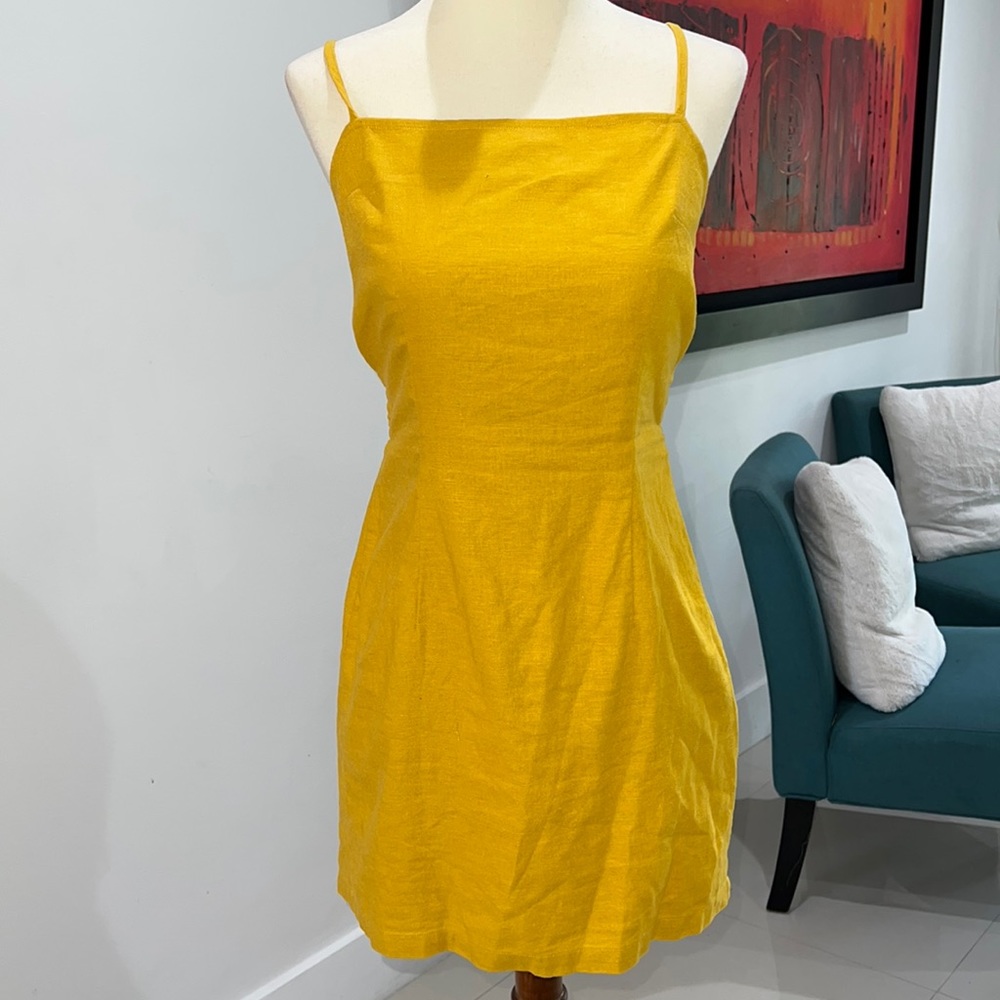 Forever 21 Mustard yellow mini dress